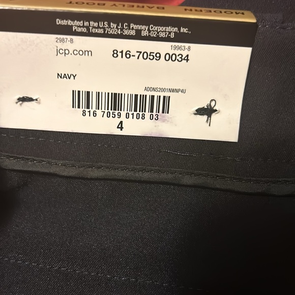 WORTHINGTON PETITE Black Pants Size 4 - Picture 10 of 10